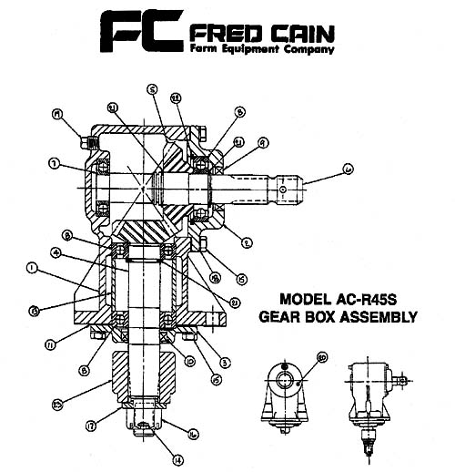 AC-R45S Gearbox AC-104, AC-105 & AC-106 Fred Cain
